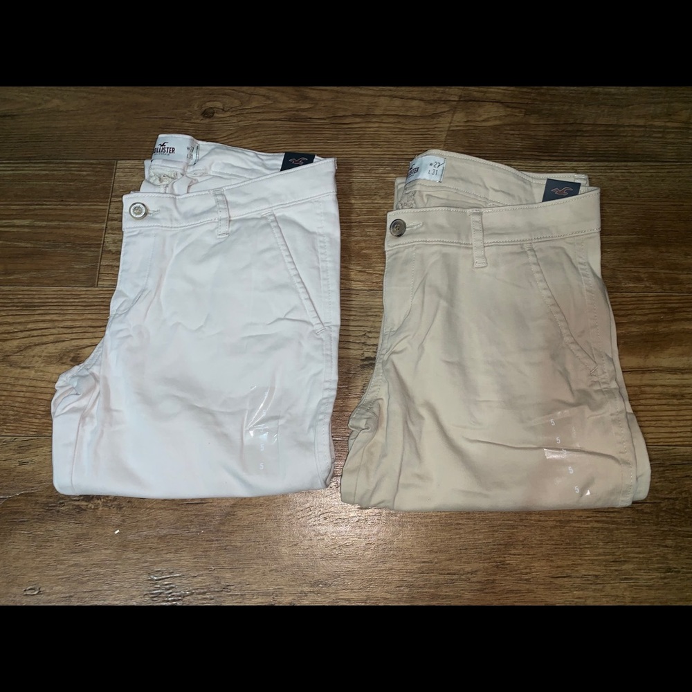 Two pair of Hollister pants Size:5R